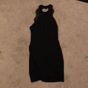 Lulu’s Endless Alluring Black Lace Bodycon Dress